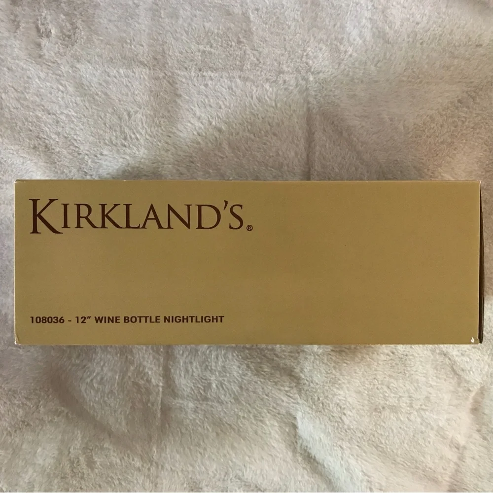 Kirklands Home 12” Wine Bottle Nightlight - Picture 2 of 4